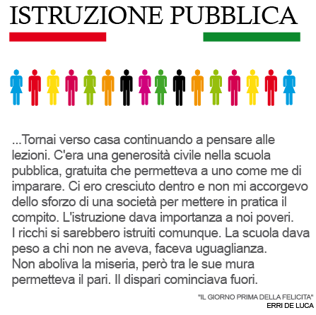 l'istruzione pubblica in Italia